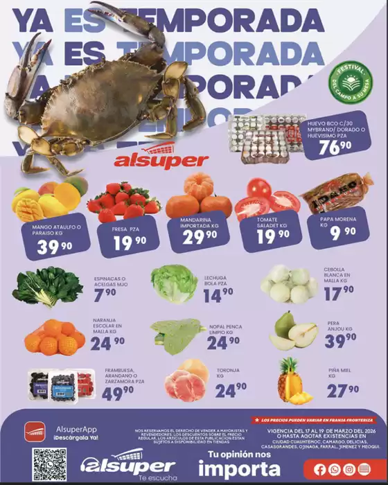 Catálogo Alsuper en Guadalupe (Zacatecas) | Alsuper Chihuahua-estado | 2026-03-17T00:00:00.000Z - 2026-03-19T00:00:00.000Z