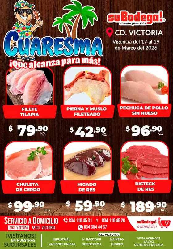 Catálogo SuBodega en Heróica Puebla de Zaragoza | Ofertas SuBodega | 2026-03-17T00:00:00.000Z - 2026-03-19T00:00:00.000Z