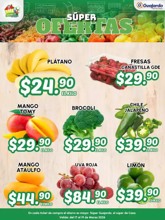 Catálogo Guajardo en Iztapalapa | Ofertas principales para todos los clientes | 2026-03-17T00:00:00.000Z - 2026-03-19T00:00:00.000Z