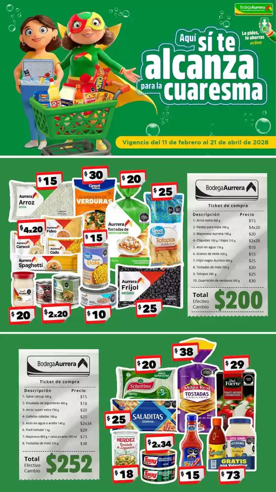 Catálogo Bodega Aurrera en Jiutepec | Aqui si te alcanza para la cuaresma | 2026-03-20T00:00:00.000Z - 2026-04-21T00:00:00.000Z