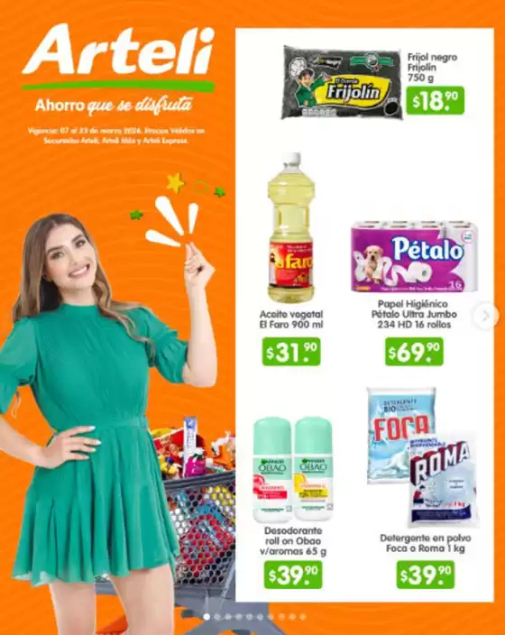 Catálogo Arteli en Jiutepec | Ofertas Arteli | 2026-03-20T00:00:00.000Z - 2026-03-23T00:00:00.000Z