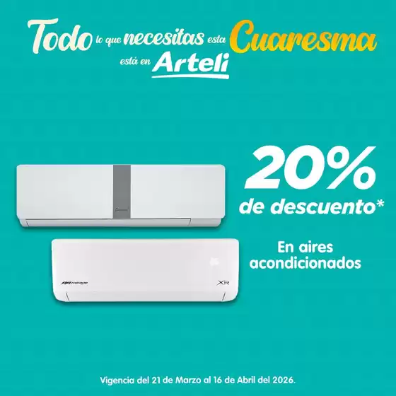 Catálogo Arteli express en Pabellón de Arteaga | Nuestras mejores gangas | 2026-03-21T00:00:00.000Z - 2026-04-16T00:00:00.000Z