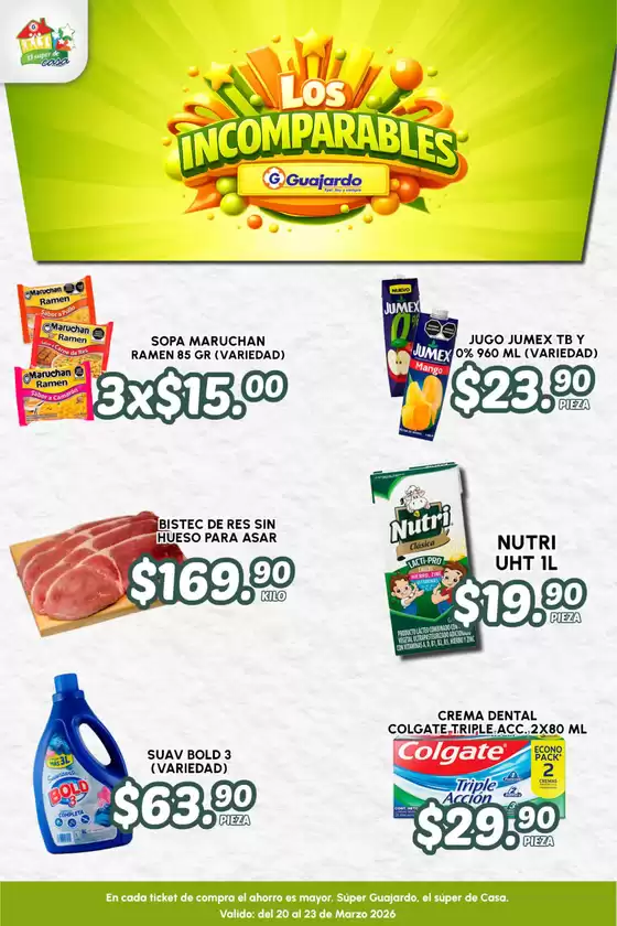 Catálogo Guajardo en Monterrey | Ofertas Guajardo | 2026-03-20T00:00:00.000Z - 2026-03-23T00:00:00.000Z