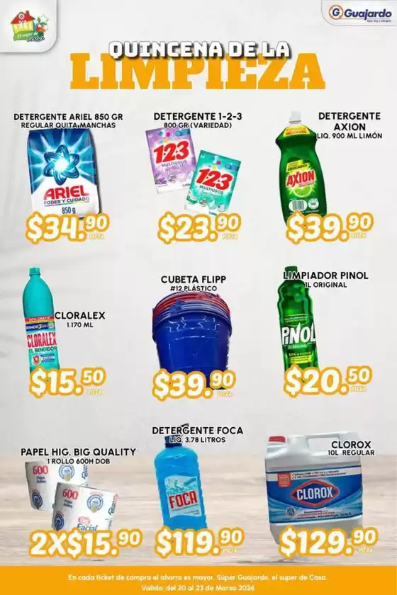 Catálogo Guajardo en Monterrey | Descubre ofertas atractivas | 2026-03-20T00:00:00.000Z - 2026-03-23T00:00:00.000Z