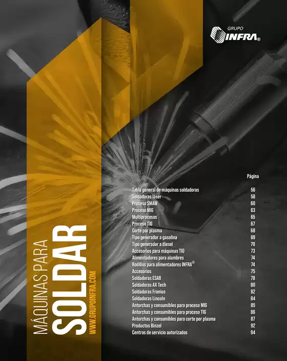 Catálogo Infra en León | Soldadoras industriales | 2026-03-23T00:00:00.000Z - 2026-04-06T00:00:00.000Z