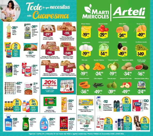 Catálogo Arteli en Iguala de la Independencia | Promociones actuales | 2026-03-24T00:00:00.000Z - 2026-03-25T00:00:00.000Z