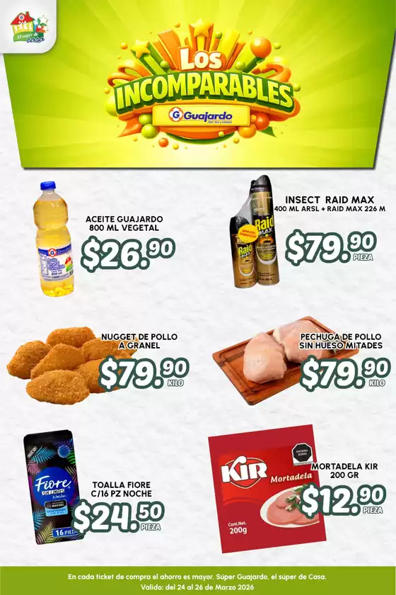 Catálogo Guajardo | Promociones actuales | 2026-03-24T00:00:00.000Z - 2026-03-26T00:00:00.000Z