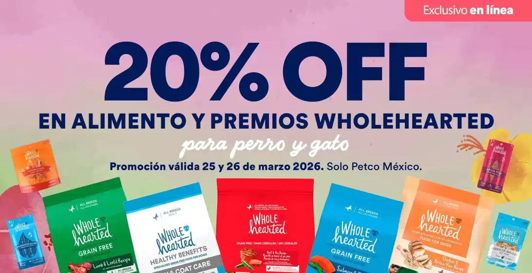 Catálogo Petco en Ciudad López Mateos | Ofertas para cazadores de gangas | 2026-03-25T00:00:00.000Z - 2026-03-26T00:00:00.000Z