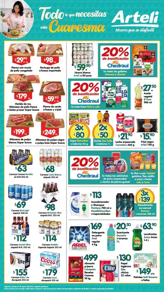 Catálogo Arteli express en Zamora de Hidalgo | Ofertas Arteli express | 2026-03-27T00:00:00.000Z - 2026-03-27T00:00:00.000Z