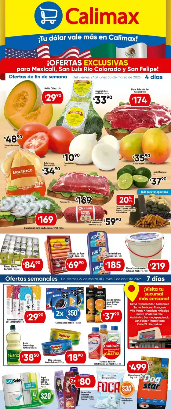 Catálogo Calimax en Guanajuato | Nuestras mejores ofertas para ti | 2026-03-27T00:00:00.000Z - 2026-04-02T00:00:00.000Z