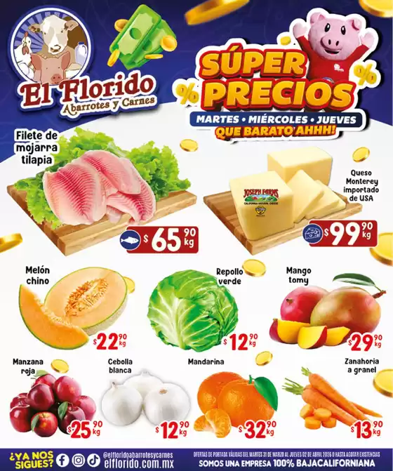 Catálogo El Florido en San José Guadalupe Otzacatipan | SUPER PRECIOS LA PAZ WEB 6 | 2026-03-31T00:00:00.000Z - 2026-04-02T00:00:00.000Z