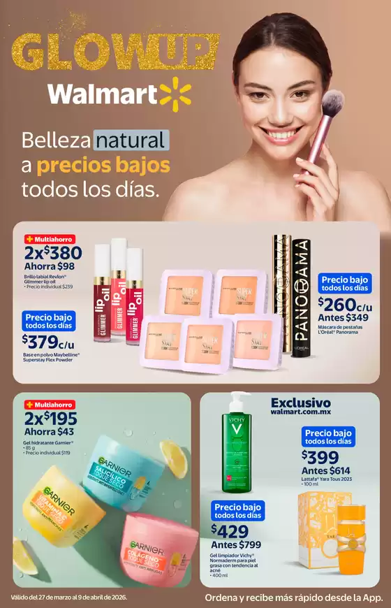 Catálogo Walmart en Chihuahua | Belleza 27mar-9abr | 2026-03-27T00:00:00.000Z - 2026-04-09T00:00:00.000Z