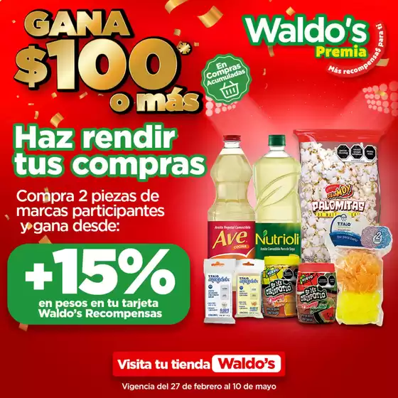 Catálogo Waldos en Chihuahua | Unsere besten Schnäppchen | 2026-02-27T00:00:00.000Z - 2026-05-10T00:00:00.000Z