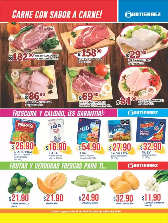 Catálogo Super Gutierrez en Chihuahua | Nuestras mejores gangas | 2026-03-27T00:00:00.000Z - 2026-04-02T00:00:00.000Z