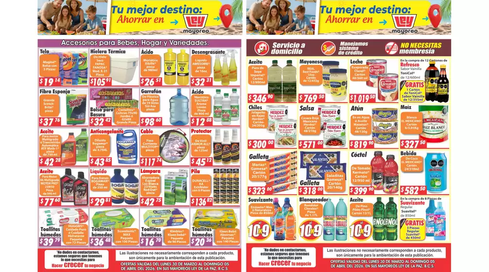 Catálogo Casa Ley en Chihuahua | Ofertas principales para todos los clientes | 2026-03-30T00:00:00.000Z - 2026-04-05T00:00:00.000Z