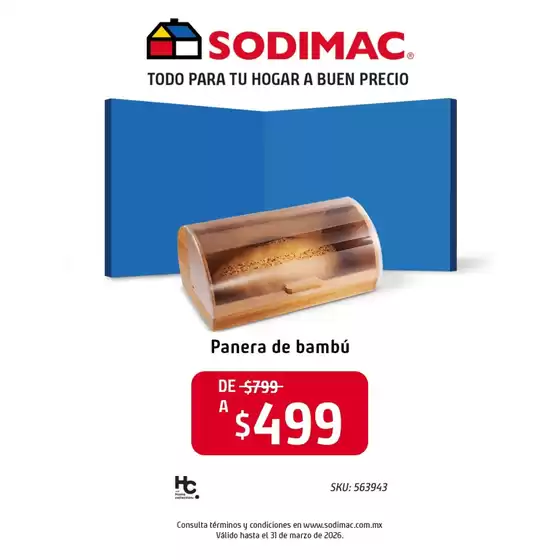Catálogo Sodimac Constructor en Gustavo A Madero | Descuentos y promociones | 2026-03-31T00:00:00.000Z - 2026-03-31T00:00:00.000Z