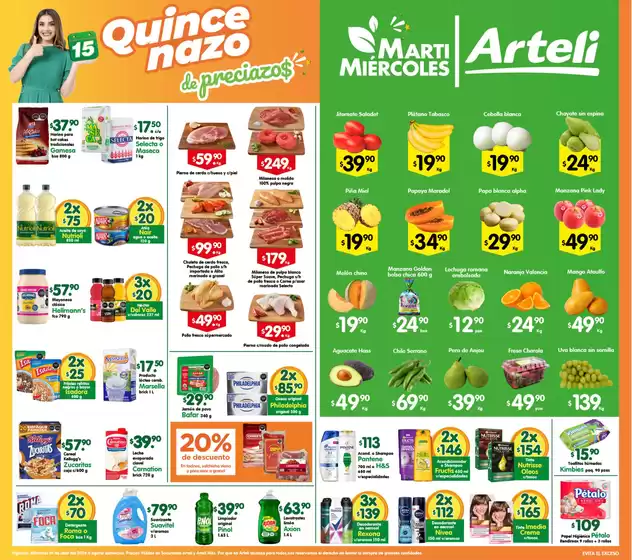 Catálogo Arteli express en Sabinas (Coahuila) | Ofertas Arteli express | 2026-04-15T00:00:00.000Z - 2026-04-15T00:00:00.000Z