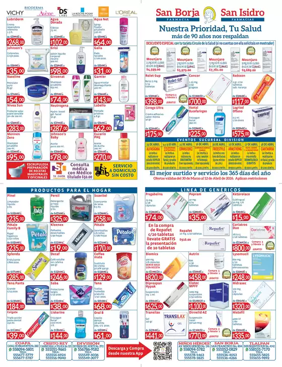 Catálogo Farmacias San Isidro y San Borja en Poza Rica de Hidalgo | PROPAGANDA 2026 7 | 2026-04-01T00:00:00.000Z - 2026-04-12T00:00:00.000Z