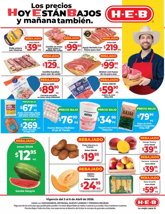 Catálogo HEB | La mejor Frescura en Cuaresma Hoy y mañana también | 2026-04-03T00:00:00.000Z - 2026-04-06T00:00:00.000Z