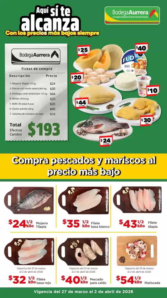 Catálogo Bodega Aurrera en Silao | Excelente oferta para todos los clientes | 2026-03-27T00:00:00.000Z - 2026-04-02T00:00:00.000Z