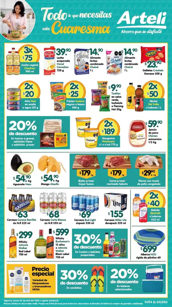 Catálogo Arteli express en Ciudad Benito Juárez | Ofertas principales para todos los clientes | 2026-04-02T00:00:00.000Z - 2026-04-02T00:00:00.000Z