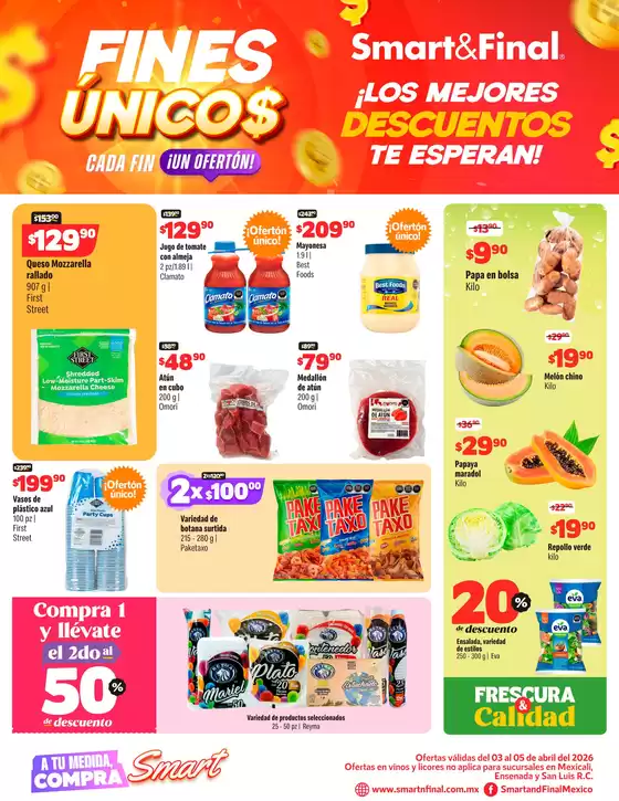 Catálogo Smart & Final | SF 3 5MAR FinesUnicos SL 1 1 | 2026-04-03T00:00:00.000Z - 2026-04-05T00:00:00.000Z