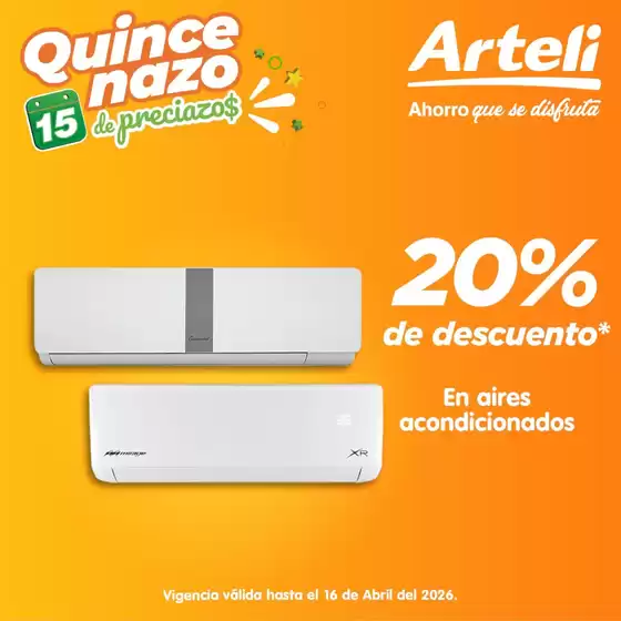 Catálogo Arteli express | Ofertas y gangas exclusivas | 2026-04-03T00:00:00.000Z - 2026-04-16T00:00:00.000Z