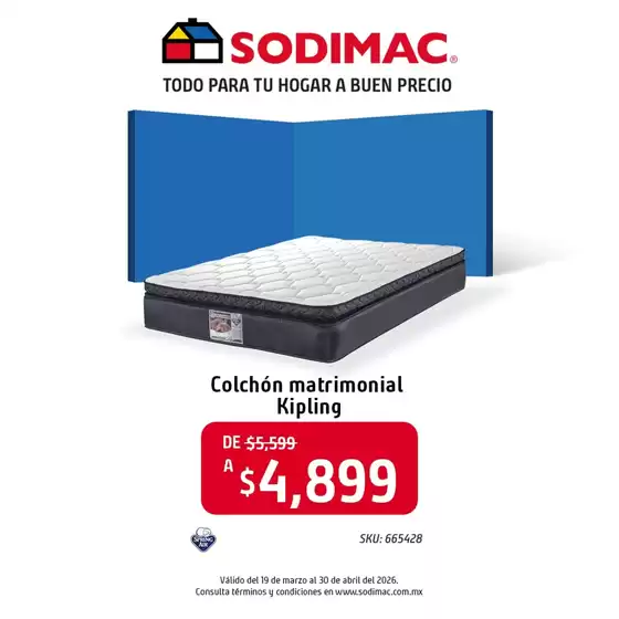 Catálogo Sodimac Constructor en Guadalupe (Nuevo León) | Excelente oferta para cazadores de gangas | 2026-03-19T00:00:00.000Z - 2026-04-30T00:00:00.000Z