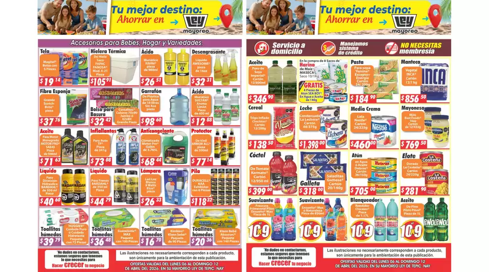 Catálogo Casa Ley en Macuspana | Gran variedad de ofertas | 2026-04-06T00:00:00.000Z - 2026-04-12T00:00:00.000Z