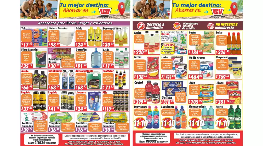 Catálogo Casa Ley en Macuspana | Ofertas principales para todos los clientes | 2026-04-06T00:00:00.000Z - 2026-04-12T00:00:00.000Z