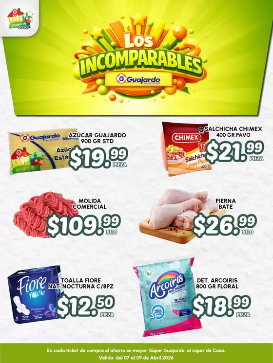 Catálogo Guajardo en Tultitlán de Mariano Escobedo | Ofertas Guajardo | 2026-04-07T00:00:00.000Z - 2026-04-09T00:00:00.000Z