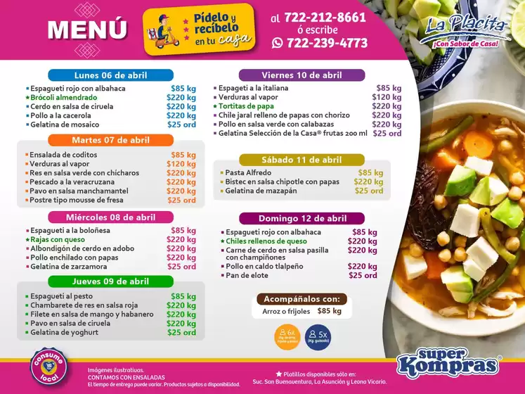 Catálogo Super kompras en Tultitlán de Mariano Escobedo | Ofertas principales para todos los clientes | 2026-04-06T00:00:00.000Z - 2026-04-12T00:00:00.000Z