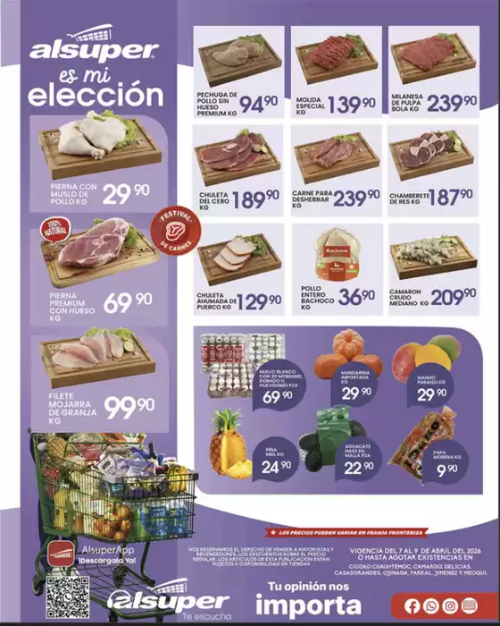 Catálogo Alsuper | Alsuper Chihuahua-estado | 2026-04-07T00:00:00.000Z - 2026-04-09T00:00:00.000Z