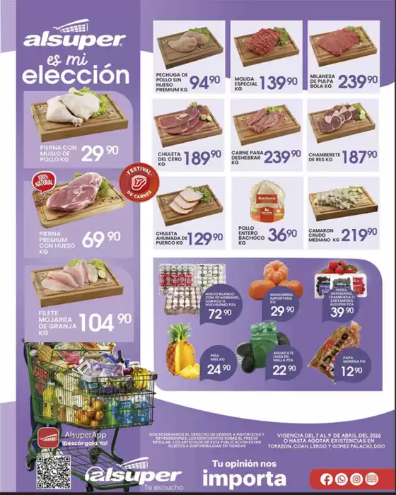 Catálogo Alsuper | Alsuper Laguna | 2026-04-07T00:00:00.000Z - 2026-04-09T00:00:00.000Z