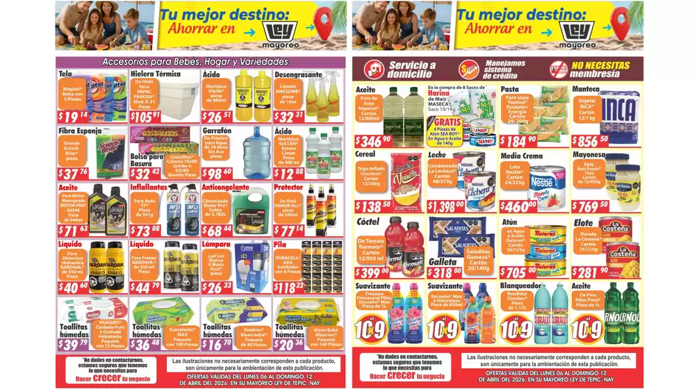 Catálogo Casa Ley | Nuevas ofertas para descubrir | 2026-04-06T00:00:00.000Z - 2026-04-12T00:00:00.000Z