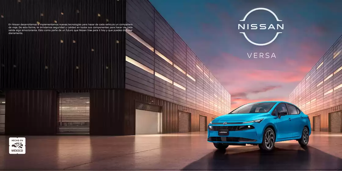 Catálogo Nissan | Nissan 2026 versa catalogo | 2026-04-08T00:00:00.000Z - 2026-04-22T00:00:00.000Z