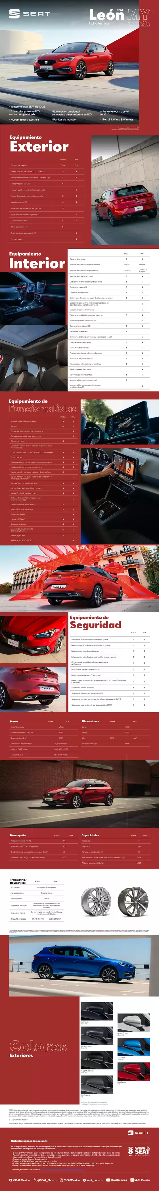 Catálogo Seat | Seat Leon | 2026-04-10T00:00:00.000Z - 2027-06-30T00:00:00.000Z