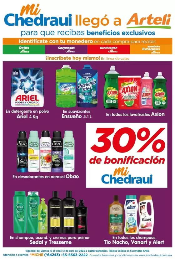 Catálogo Arteli express | Promociones actuales | 2026-04-10T00:00:00.000Z - 2026-04-13T00:00:00.000Z