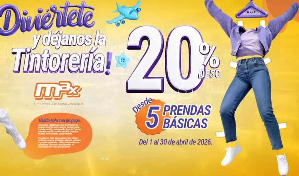 Catálogo Tintorerías Max en San Nicolás de los Garza | Promo | 2026-04-13T00:00:00.000Z - 2026-04-30T00:00:00.000Z