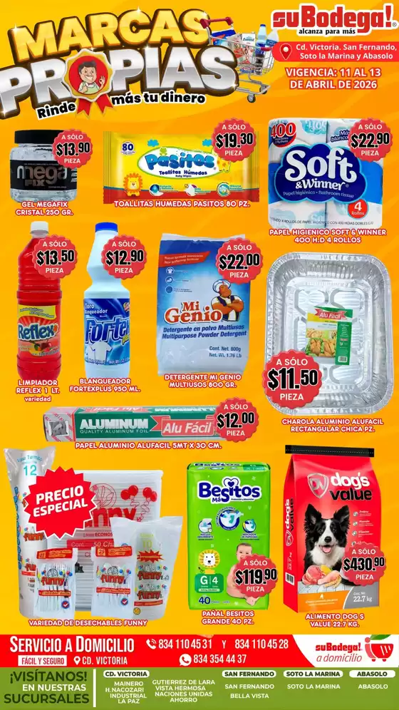 Catálogo SuBodega en Putla Villa de Guerrero | Ofertas SuBodega | 2026-04-11T00:00:00.000Z - 2026-04-13T00:00:00.000Z