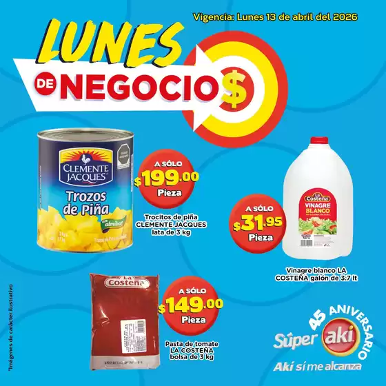 Catálogo Súper Aki en San José del Cabo | Ofertas principales para todos los cazadores de gangas | 2026-04-13T00:00:00.000Z - 2026-04-13T00:00:00.000Z