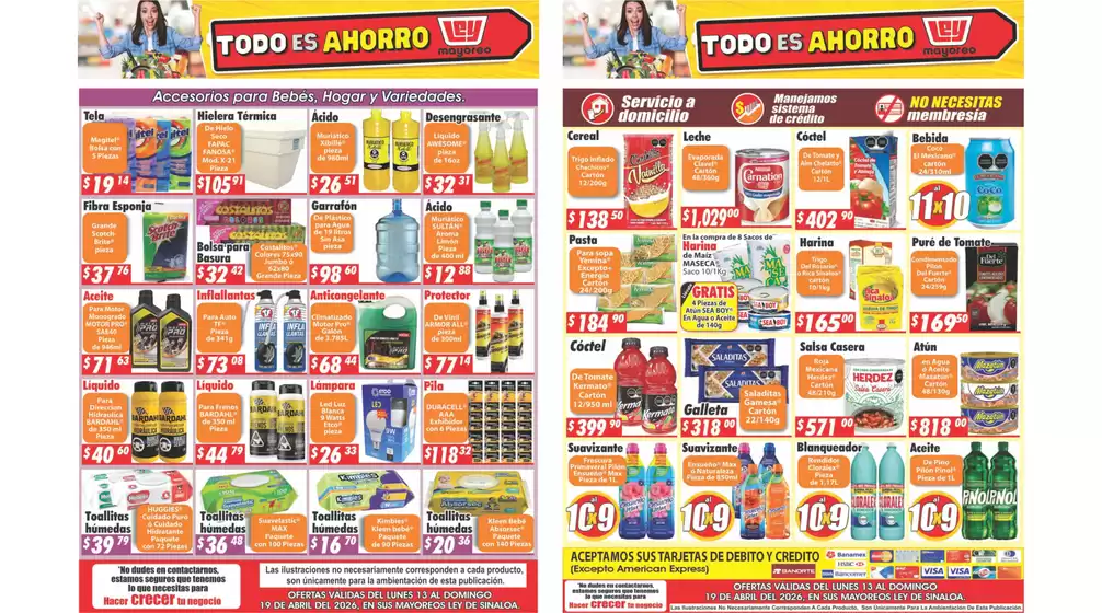 Catálogo Casa Ley en San José del Cabo | Ofertas principales para ahorradores | 2026-04-13T00:00:00.000Z - 2026-04-19T00:00:00.000Z