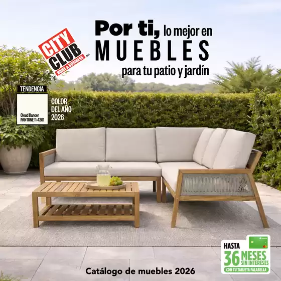 Catálogo City Club en Ciudad Manuel Doblado | Catálogo de muebles 2026 | 2026-04-14T00:00:00.000Z - 2026-05-31T00:00:00.000Z
