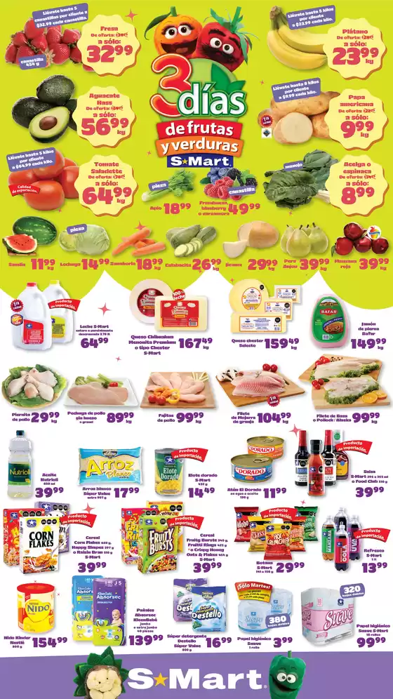 Catálogo S-Mart en Morelia | Ofertas S-Mart juarez | 2026-04-14T00:00:00.000Z - 2026-04-16T00:00:00.000Z