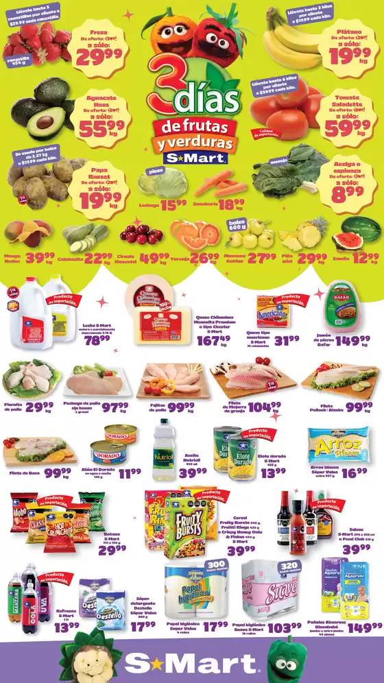 Catálogo S-Mart en Morelia | Ofertas S-Mart monterrey | 2026-04-14T00:00:00.000Z - 2026-04-16T00:00:00.000Z