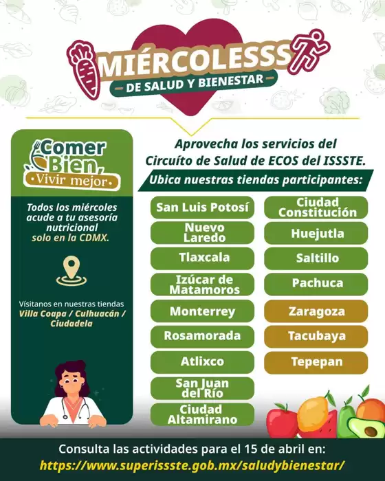 Catálogo SuperISSSTE en Morelia | Ofertas SuperISSSTE | 2026-04-15T00:00:00.000Z - 2026-04-15T00:00:00.000Z