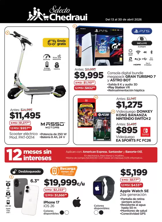 Catálogo Chedraui en Morelia | Grandes descuentos en productos seleccionados | 2026-04-13T00:00:00.000Z - 2026-04-30T00:00:00.000Z