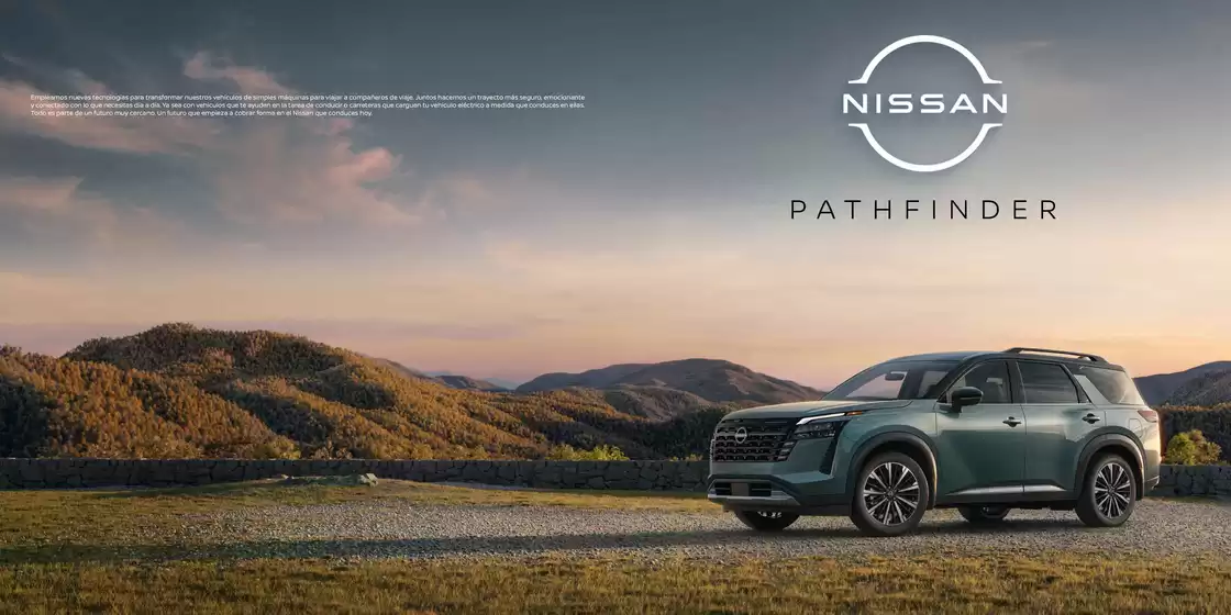 Catálogo Nissan en San Luis Potosí | Nissan 2026 pathfinder catalogo | 2026-04-14T00:00:00.000Z - 2026-04-28T00:00:00.000Z