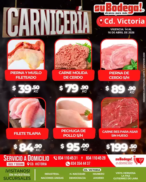 Catálogo SuBodega en General Escobedo | Ofertas SuBodega | 2026-04-14T00:00:00.000Z - 2026-04-16T00:00:00.000Z