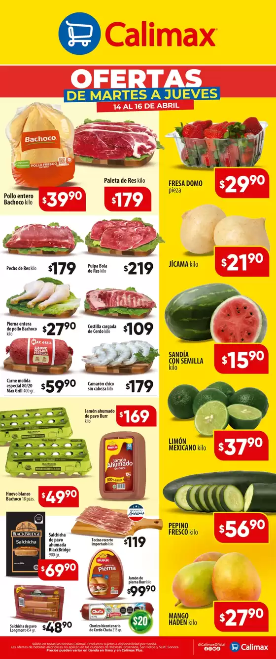 Catálogo Calimax | Nuestras mejores ofertas para ti | 2026-04-14T00:00:00.000Z - 2026-04-16T00:00:00.000Z